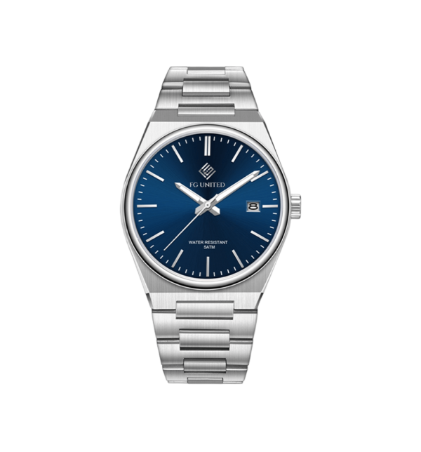 ADNAA Men’s Chronograph Blue Dial Stainless Steel Watch-FG5003